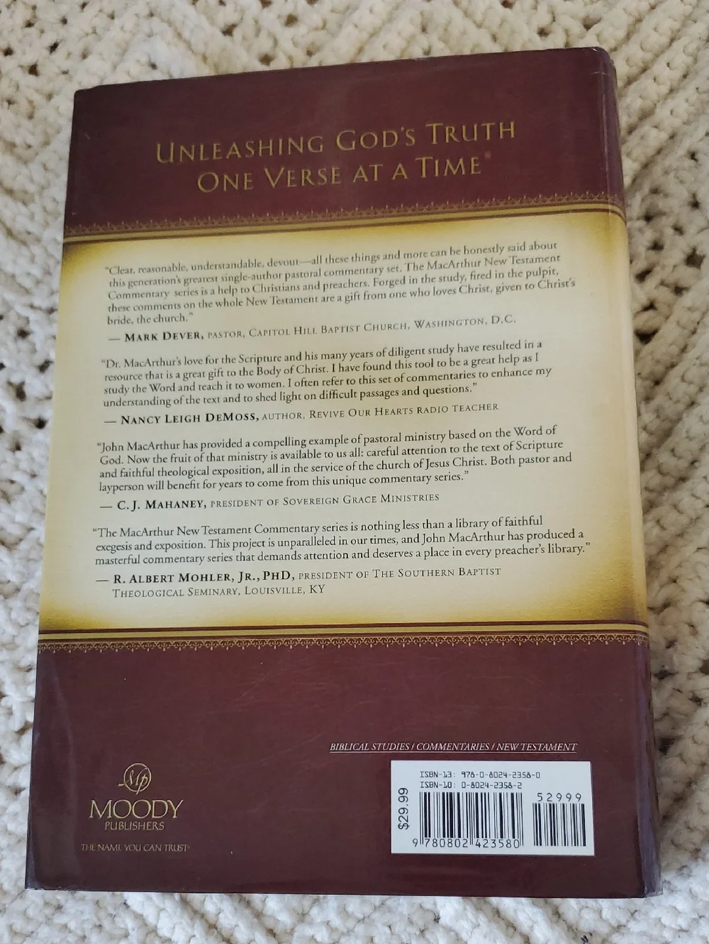 Like New The MacArthur New Testament Commentary Ephesians Book.